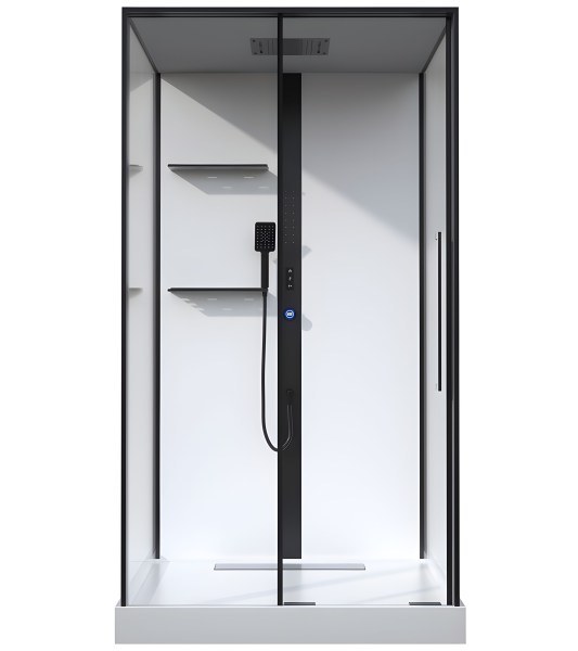 Душевая кабина Black&amp;White G8038 115x90