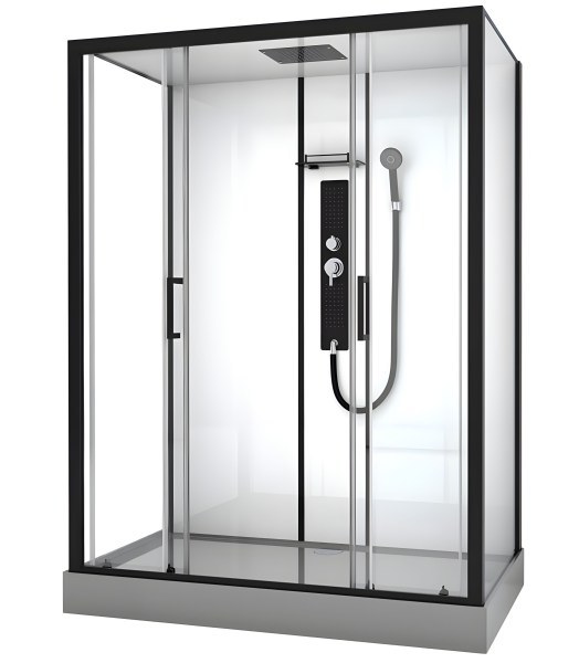 Душевая кабина Black&amp;White G8010 160x85