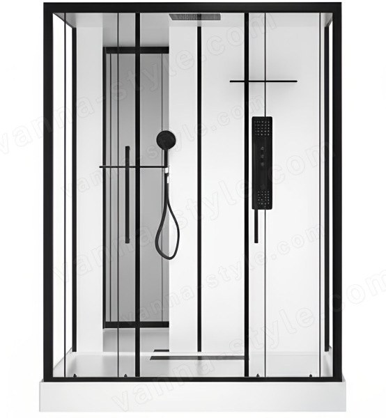 Душевая кабина Black&amp;White G8030 160x85
