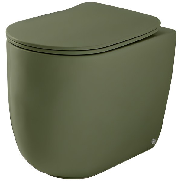 Приставной унитаз Kerasan Nolita 531911 Verde muschio Verde muschio