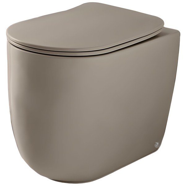 Приставной унитаз Kerasan Nolita 531981 Nocciola mat Nocciola mat, коричневый