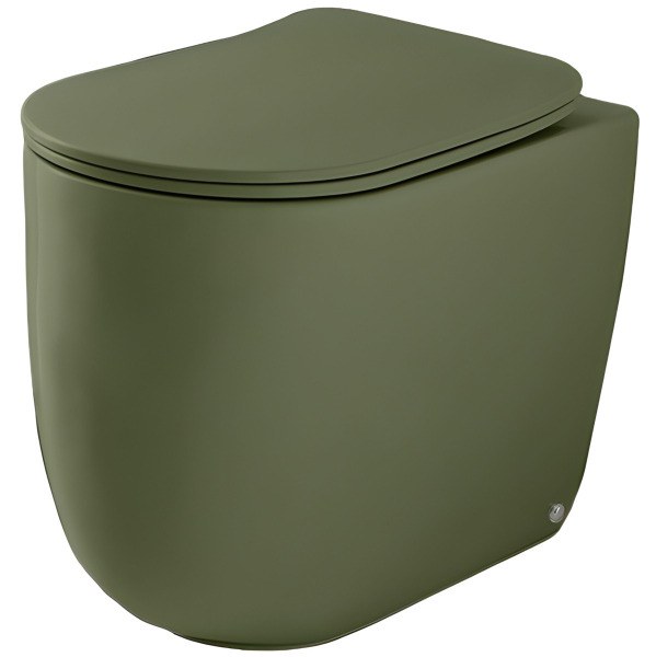 Приставной унитаз Kerasan Nolita 531811 Verde muschio Verde muschio