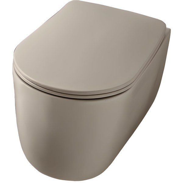 Подвесной унитаз Kerasan Nolita 531481 Nocciola mat Nocciola mat