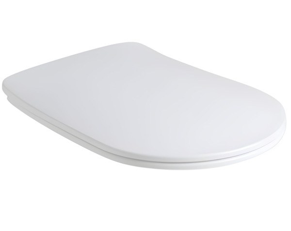Сидение для унитаза Kerasan Nolita Slim 539130, белое матовое, белое матовое