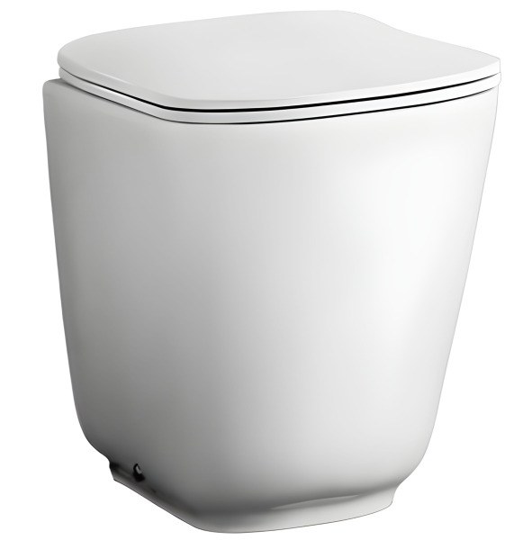 Приставной унитаз Kerasan Tribeca 511830 белый матовый, белый матовый