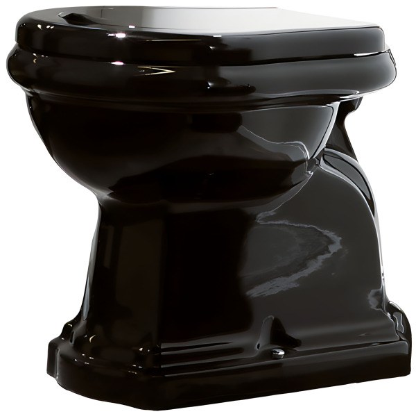 Приставной унитаз Kerasan Retro 101004 Nero Nero, черный