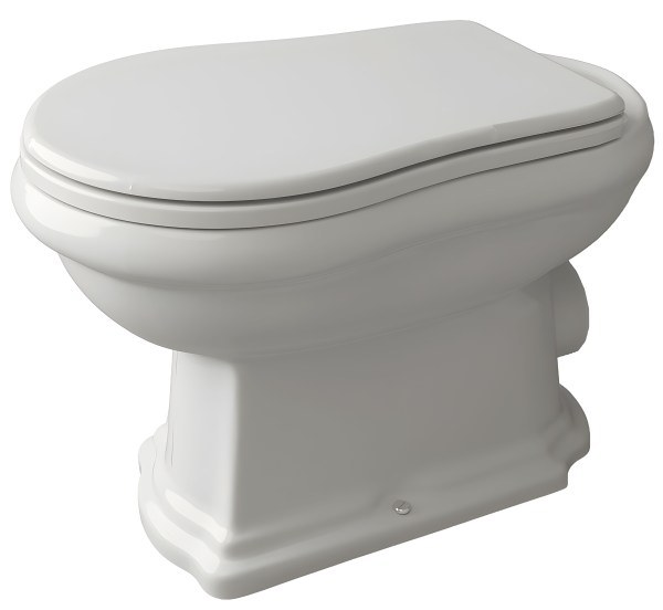 Приставной унитаз Kerasan Retro 101101, белый