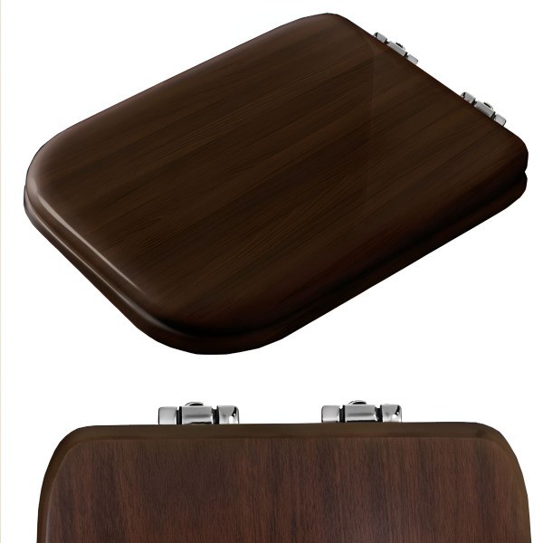 Сидение для унитаза Kerasan Waldorf 418840, фурнитура хром