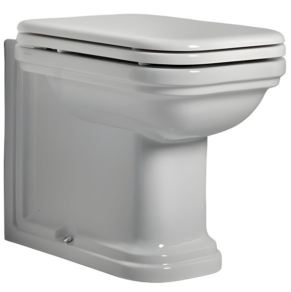 Приставной унитаз Kerasan Waldorf 411801 белый, белый