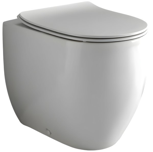 Приставной унитаз Kerasan Flo 311201, белый