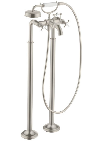 Напольный смеситель для ванны Axor Montreux 16547800 с душем, сталь