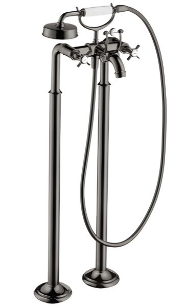 Напольный смеситель для ванны Axor Montreux 16547330 с душем, черный