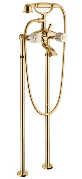 Напольный смеситель для ванны Bongio Fleur 11528OR00 с душем