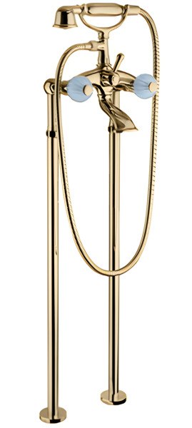 Напольный смеситель для ванны Bongio Rivoli 05528OR04 с душем
