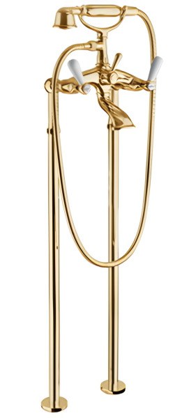 Напольный смеситель для ванны Bongio Oxford Lux 19528OR0L с душем