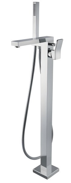 Напольный смеситель для ванны Bongio Reef 53534CR0DPR с душем