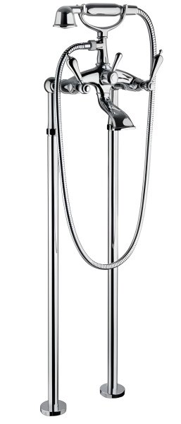 Напольный смеситель для ванны Bongio Capri 17528CR00 с душем