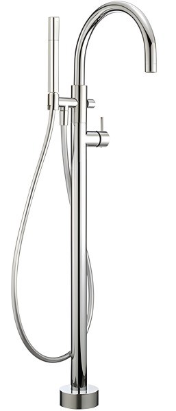 Напольный смеситель для ванны CISAL Slim SM01420021 с душем