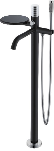 Напольный смеситель для ванны Boheme Stick 129-BCR с душем