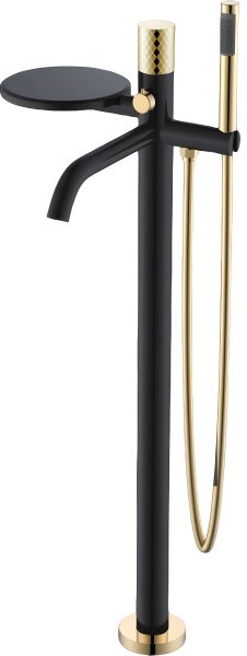 Напольный смеситель для ванны Boheme Stick 129-BG с душем