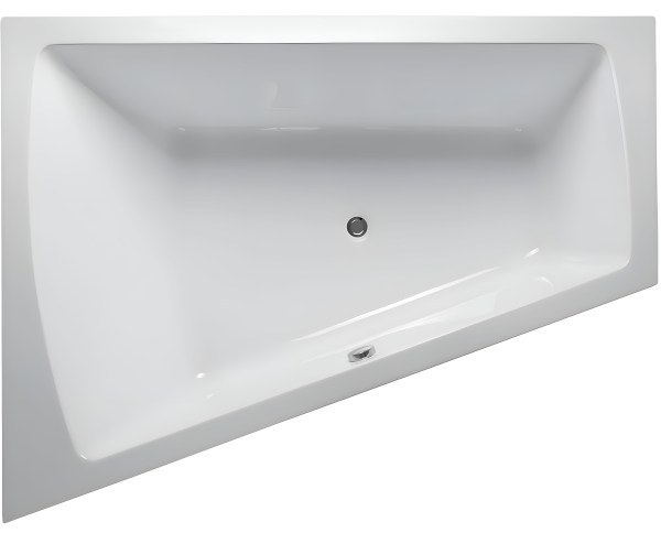Акриловая ванна Vayer Trinity 160x120 L, асимметричная