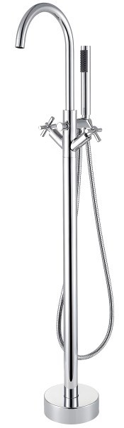 Напольный смеситель для ванны Swedbe Spira 4002 с душем