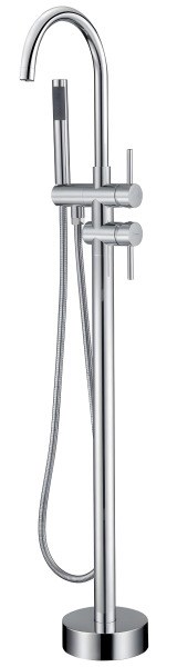 Напольный смеситель для ванны Swedbe Spira 4004 с душем