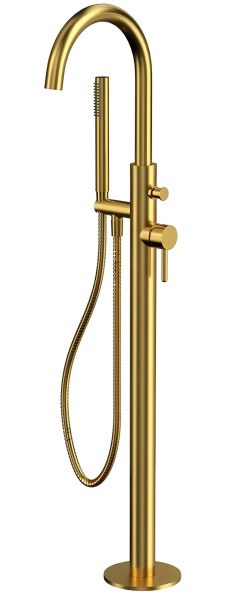 Напольный смеситель для ванны WHITECROSS Y Y1233GLB с душем