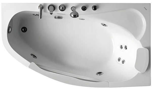 Акриловая ванна Gemy G9046 B R 160x95 с гидромассажем