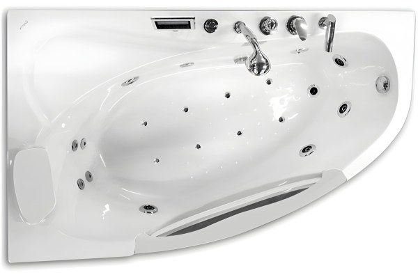 Акриловая ванна Gemy G9046 II K L 170x100 с аэро и гидромассажем