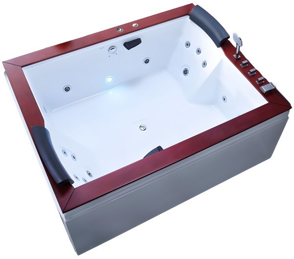 Акриловая ванна Gemy G9052 II B R 185x150 с гидромассажем