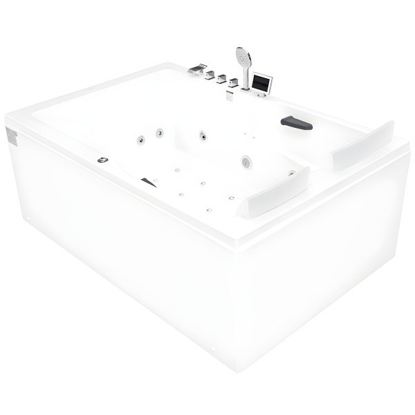 Акриловая ванна Gemy G9061 K L 180x120 с аэромассажем и гидромассажем