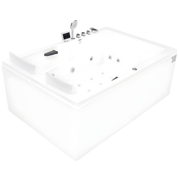 Акриловая ванна Gemy G9061 K R 180x120 с аэромассажем и гидромассажем