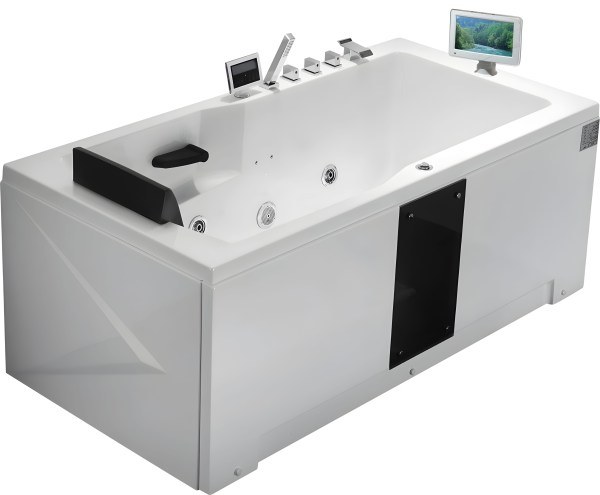 Акриловая ванна Gemy G9066 II O R 170x85 с аэромассажем и гидромассажем