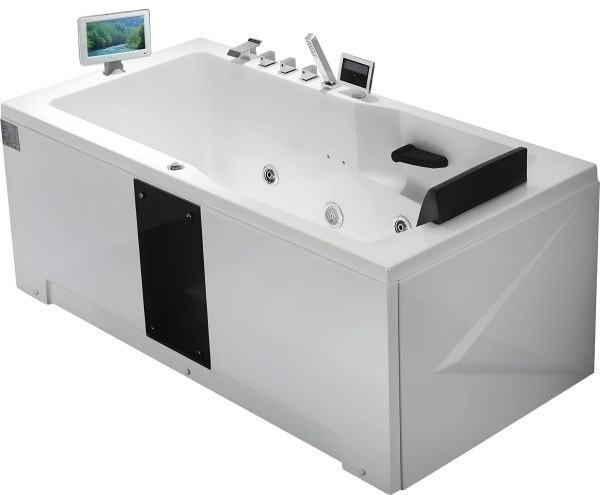 Акриловая ванна Gemy G9066 II O L 170x85 с аэромассажем и гидромассажем