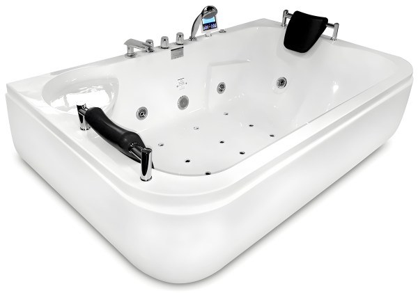 Акриловая ванна Gemy G9085 K R 180x115 с гидромассажем и аэромассажем