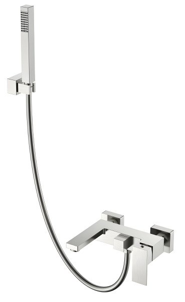 Смеситель для ванны с душем Boheme Qubic 473-NB