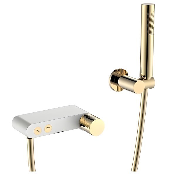 Смеситель для ванны с душем Boheme Stick 123-WG