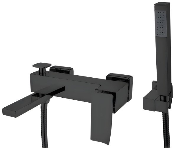 Смеситель для ванны с душем Boheme Q 143-BB.2, черный матовый