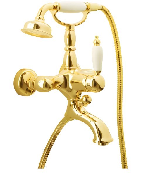 Смеситель для ванны с душем Boheme Tradizionale Oro 283