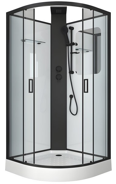 Душевая кабина Grossman GR-250 100x100 без крыши и гидромассажа