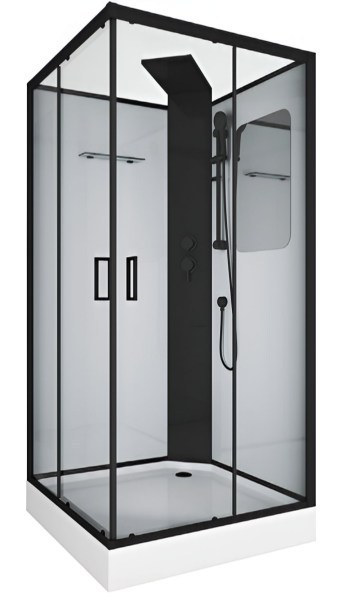 Душевая кабина Grossman GR-250Q 100x100 без крыши и гидромассажа