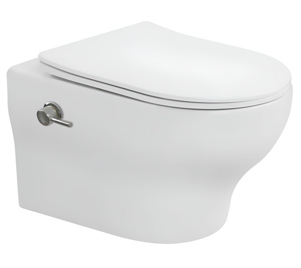 Подвесной унитаз Boheme Fiore 978-SET-2-MW с функцией биде