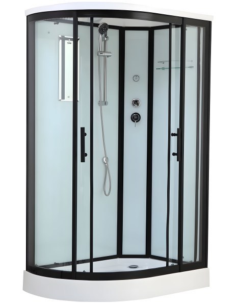 Душевая кабина Timo Standart T-6602 B R 120x85 с верхним душем