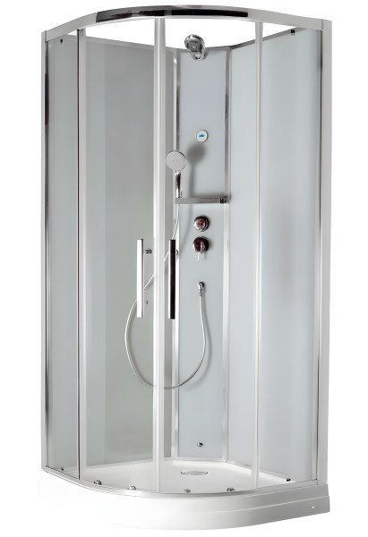 Душевая кабина Timo Premium ILMA-901 100x100 с верхним душем