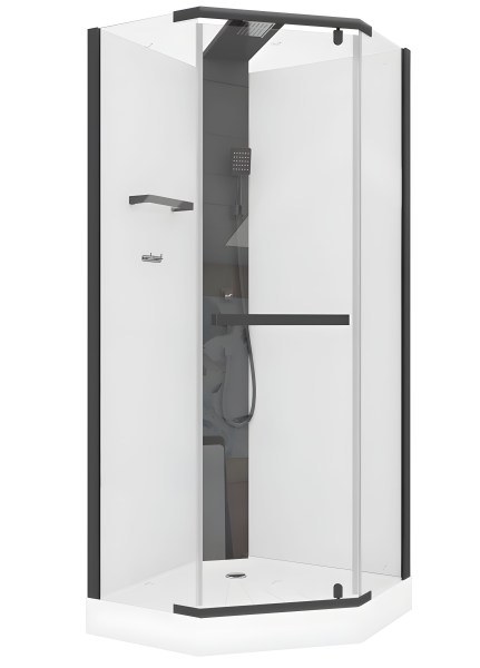 Душевая кабина Ceruttispa Chika 901B 90x90 без крыши