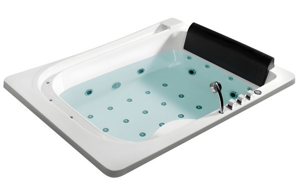 Акриловая ванна Gemy G9265 K 200x150 с аэромассажем и гидромассажем
