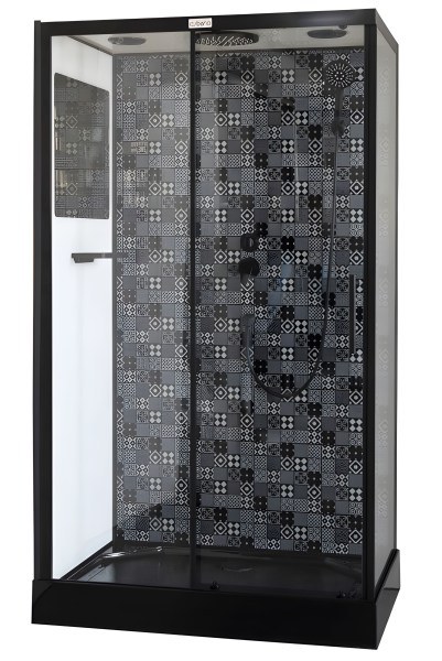 Душевая кабина Esbano ESB-1280CKR 120x80 с верхним душем