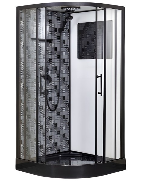 Душевая кабина Esbano ESB-90CR 90x90 с верхним душем