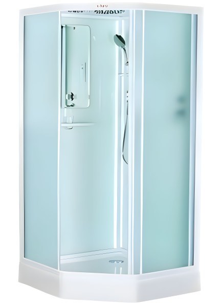 Душевая кабина Esbano Led ESKL90PR 90x90 с верхним душем